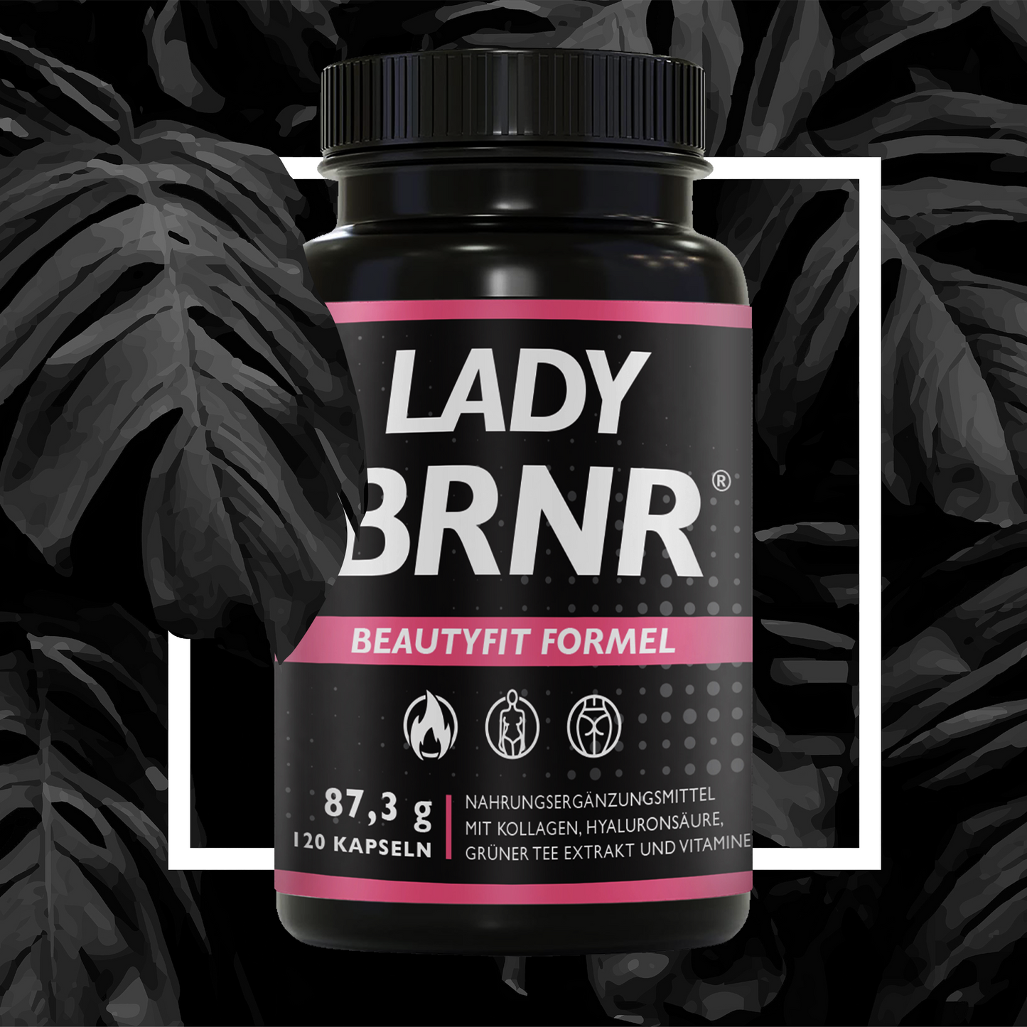 LADY BRNR BeautyFit Stoffwechsel Kollagen Formel, 120 Kapseln