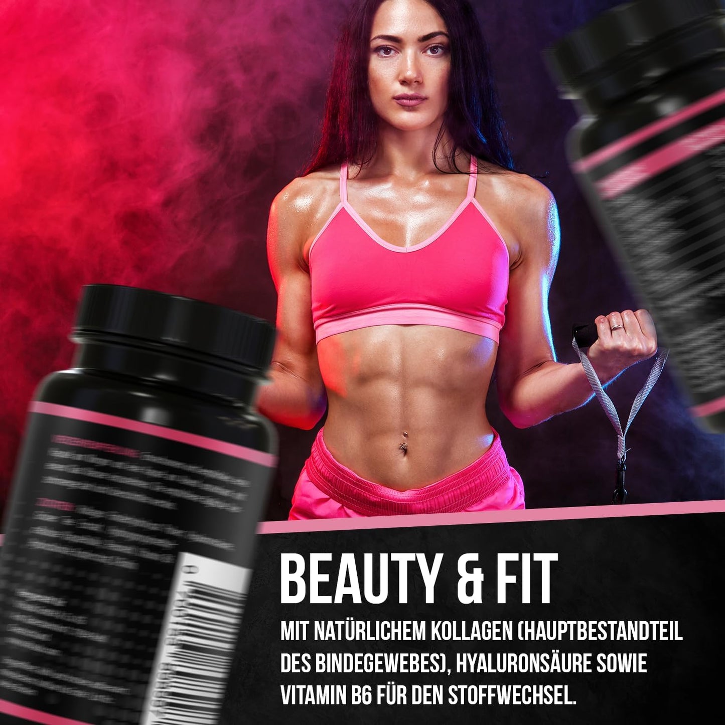 LADY BRNR BeautyFit Stoffwechsel Kollagen Formel, 120 Kapseln