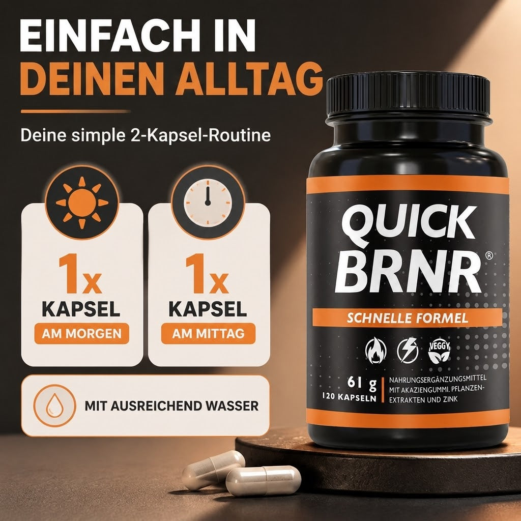 QUICK BRNR Schnelle Stoffwechsel Formel 6in1, 120 Kapseln