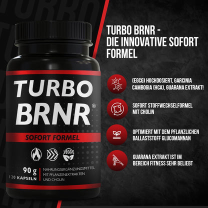 TURBO BRNR Sofort Formel, 120 Kapseln