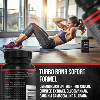 TURBO BRNR Sofort Formel, 120 Kapseln