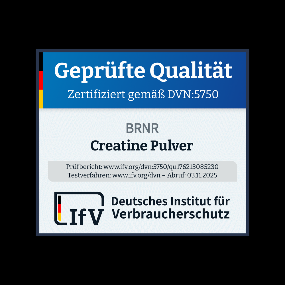 BRNR Creatine Pulver, Creatin Monohydrat, 500g