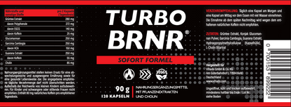 TURBO BRNR Sofort Formel, 120 Kapseln