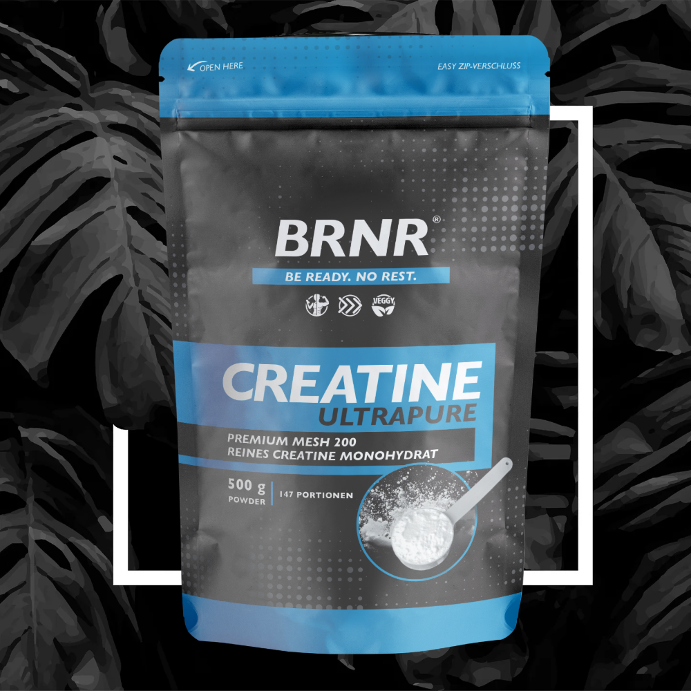 BRNR Creatine Pulver, Creatin Monohydrat, 500g