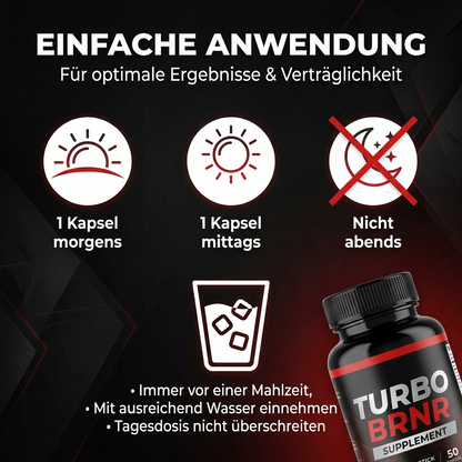TURBO BRNR Sofort Formel, 120 Kapseln