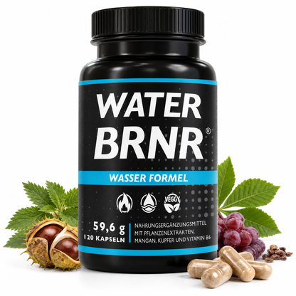 WATER BRNR Wasser Balance Kapseln, 120 Kapseln