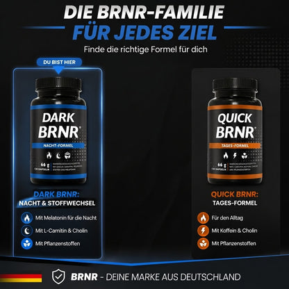 DARK BRNR Nacht-Formel mit Melatonin, 120 Kapseln