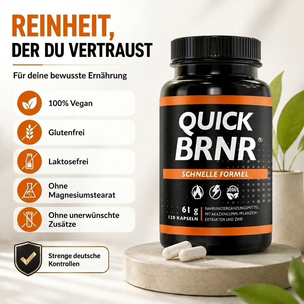 QUICK BRNR Schnelle Stoffwechsel Formel 6in1, 120 Kapseln