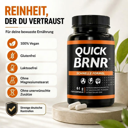 QUICK BRNR Schnelle Stoffwechsel Formel 6in1, 120 Kapseln