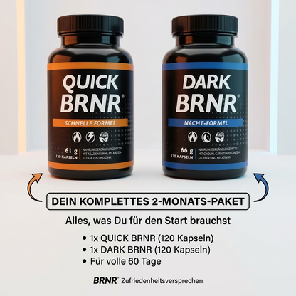 2024 Stoffwechsel Kur Sparpaket mit QUICK BRNR und DARK BRNR
