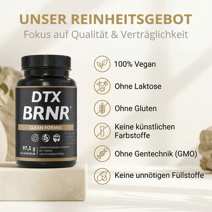 DTX BRNR Leber + Stoffwechsel Formel, 120 Kapseln