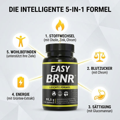 EASY BRNR Leichte Formel, 120 Kapseln