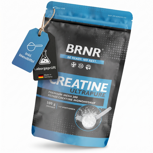 BRNR Creatine Pulver, Creatin Monohydrat, 500g
