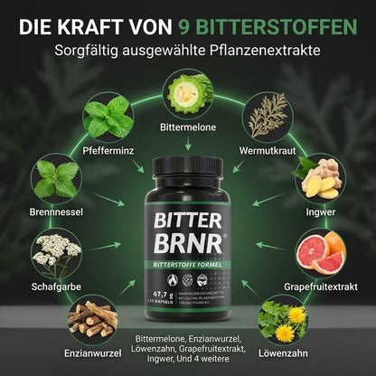 BITTER BRNR Bitterstoffe Formel, 120 Kapseln