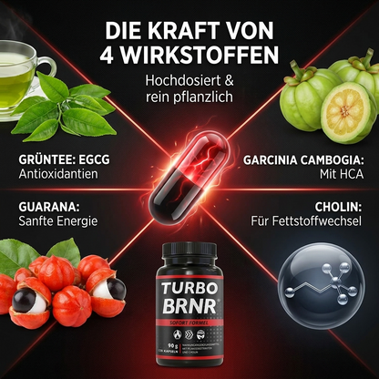 TURBO BRNR Sofort Formel, 120 Kapseln