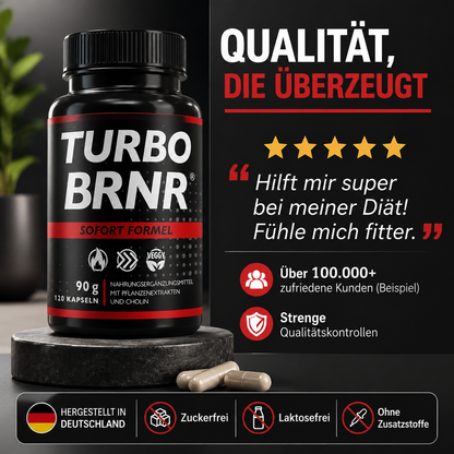 TURBO BRNR Sofort Formel, 120 Kapseln