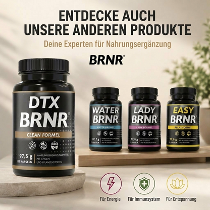 DTX BRNR Leber + Stoffwechsel Formel, 120 Kapseln