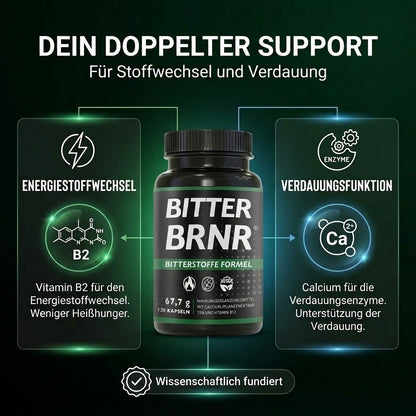 BITTER BRNR Bitterstoffe Formel, 120 Kapseln
