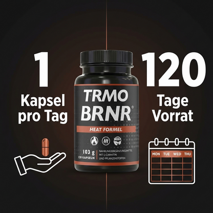 TRMO BRNR Heat Stoffwechsel Formel, 120 Kapseln
