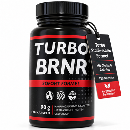 TURBO BRNR Sofort Formel, 120 Kapseln