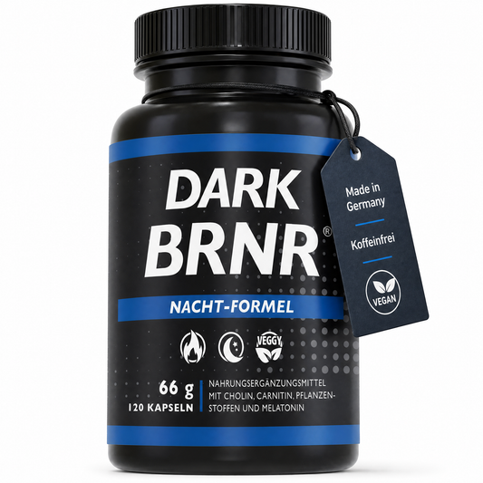 DARK BRNR Nacht-Formel mit Melatonin, 120 Kapseln