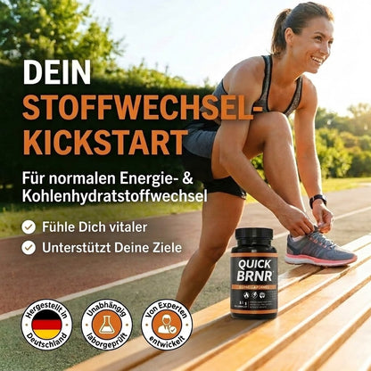 QUICK BRNR Schnelle Stoffwechsel Formel 6in1, 120 Kapseln